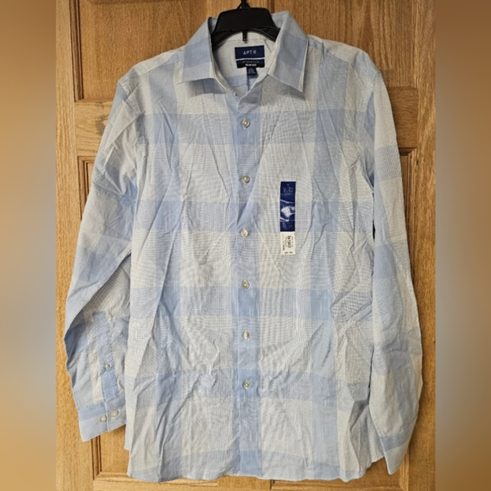Apt 9 Mens Slim Fit Button Down‎ Medium